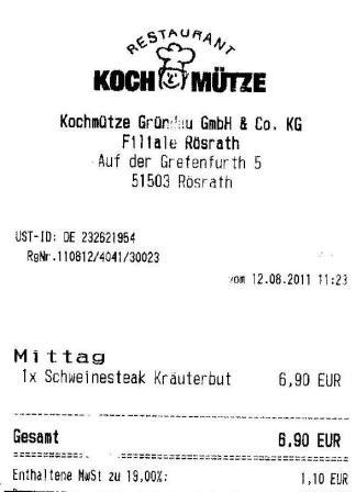 kkfv Hffner Kochmtze Restaurant